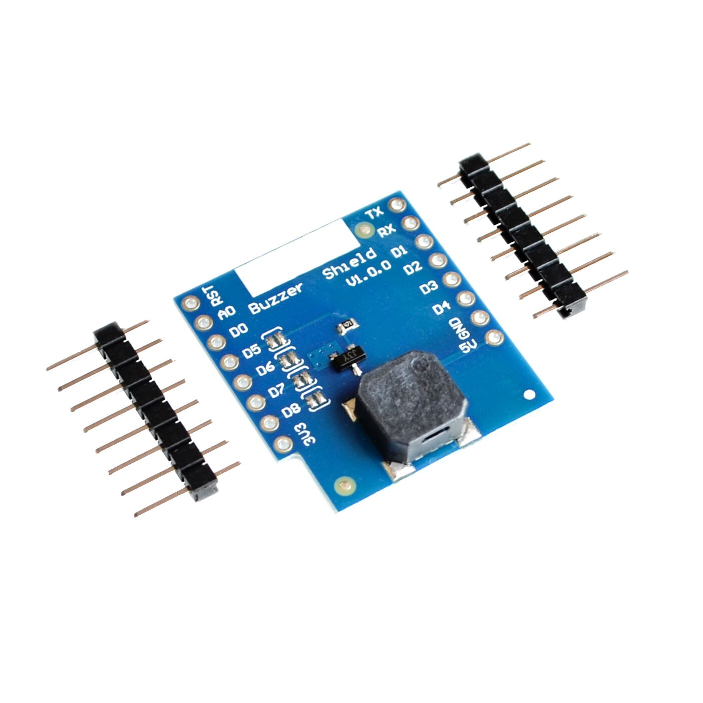 Wemos D1 Mini - Wemos d1 mini、v1.0.0用のブザーシールド
