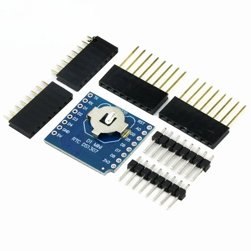 Wemos D1 Mini - 10 個の RTC DS1307 リアルタイムクロックデータログシールドマイクロ SD