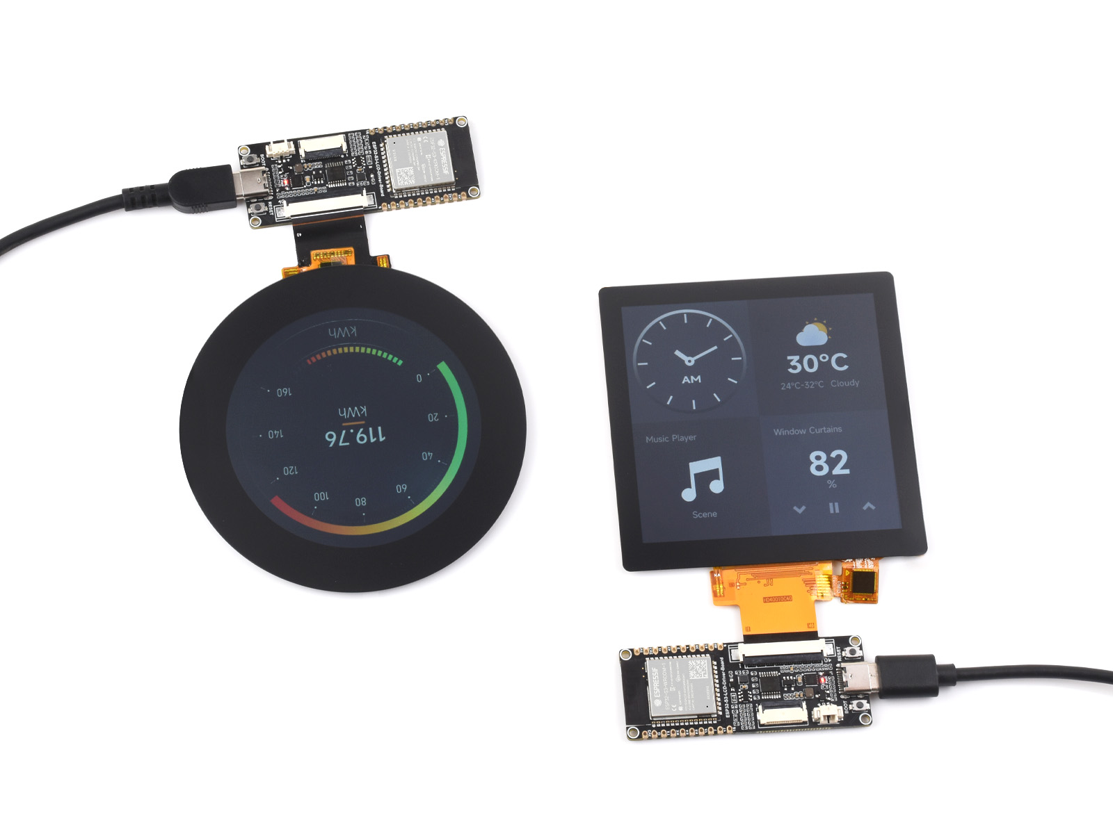 Waveshare Esp32 - 32ビットLCDドライバーボード,Waveshare-ESP32-S3 rgb,240mhz,lx7,デュアルコアプロセッサ,8mb,psramフラッシュ,wifi,bluetooth,rgbディスプレイ付き