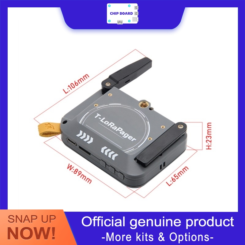 Doit Esp32 - LILYGO T-LoRa ページャー ハンドヘルド通信デバイス ESP32-S3 搭載、キーボード入力、GNSS測位、LoRa対応