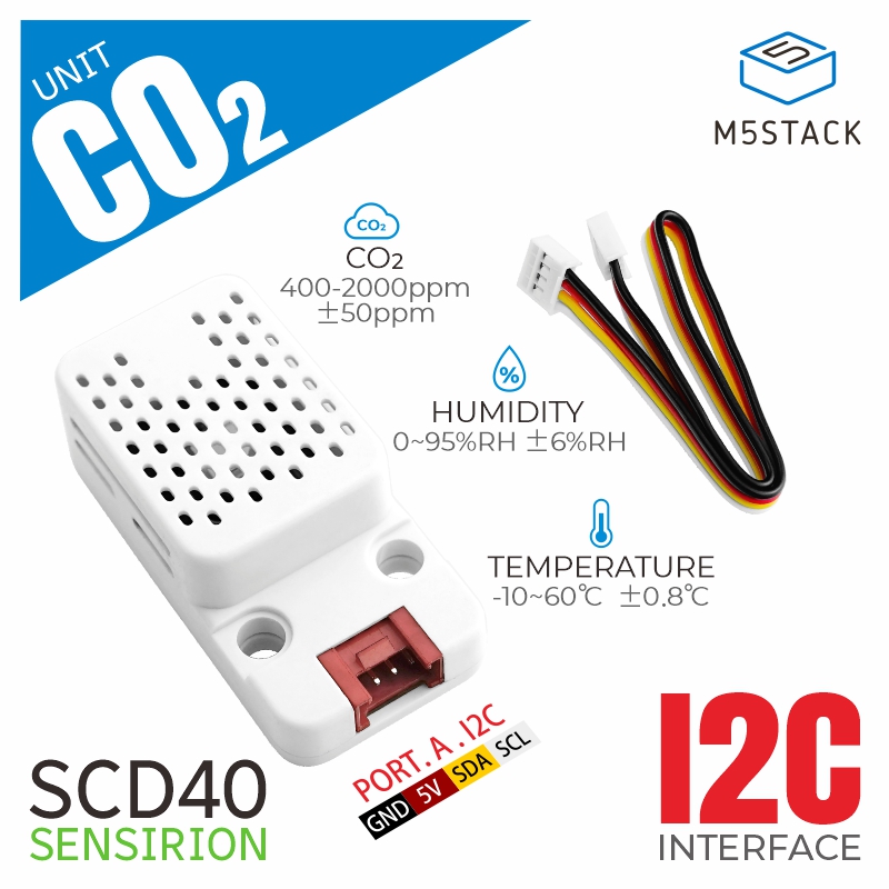M5Stack CO2ユニット 温度・湿度センサー付き (S - M5Stack のレビューと価格