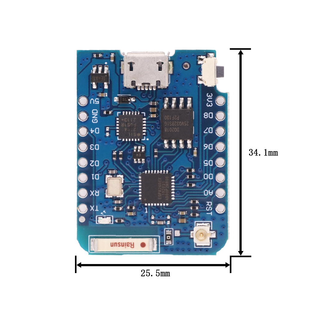 WeMos-D1ミニプロ開発ボード,nodcu,4mb,16 - Wemos D1 のレビューと価格