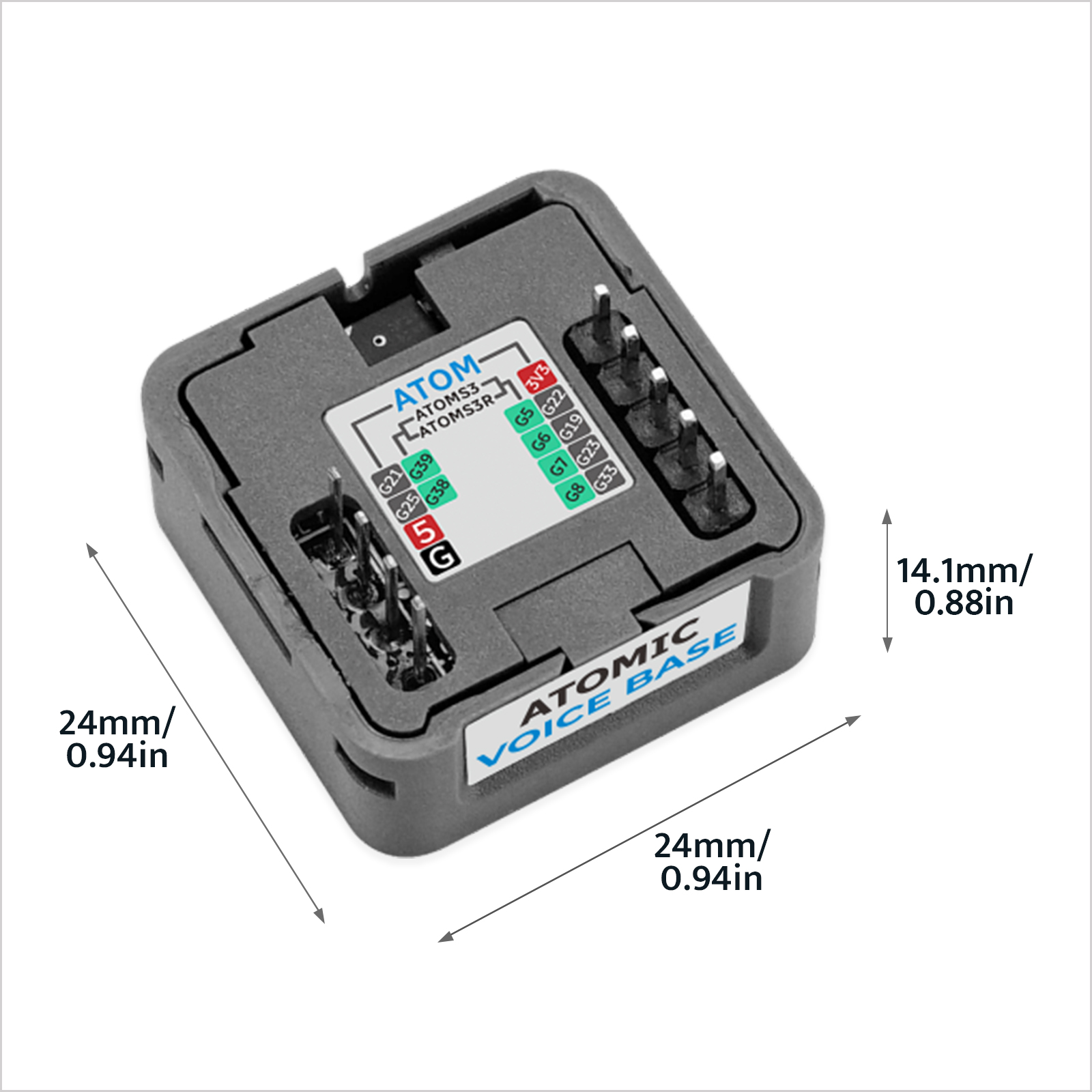 M5Stack公式アトミックボイスベース（マイクとスピーカー - M5Stack のレビューと価格
