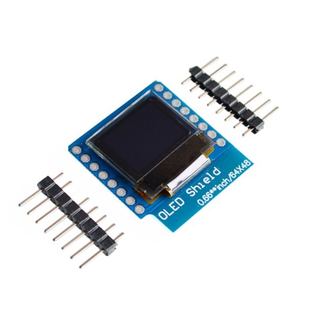 0.66 インチ OLED LED LCD ディスプレイシー - Wemos D1 Mini のレビューと価格