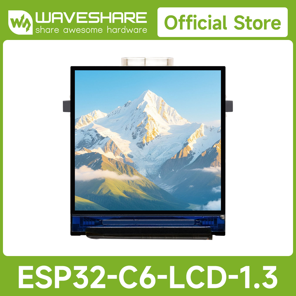Waveshare ESP32-C6 1.3インチLCDディ - Waveshare Esp32 のレビューと価格