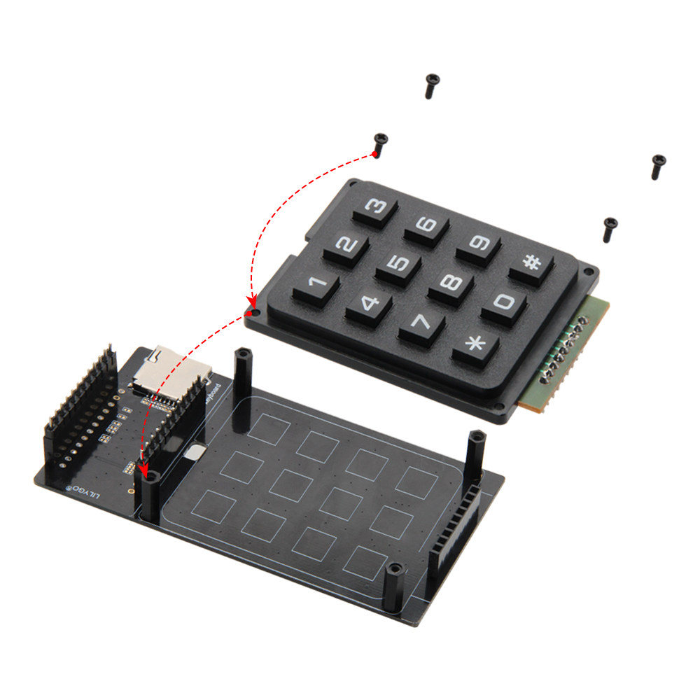 TTGO T-Display キーボード拡張ボード (LNU - Ttgo Tdisplay のレビューと価格