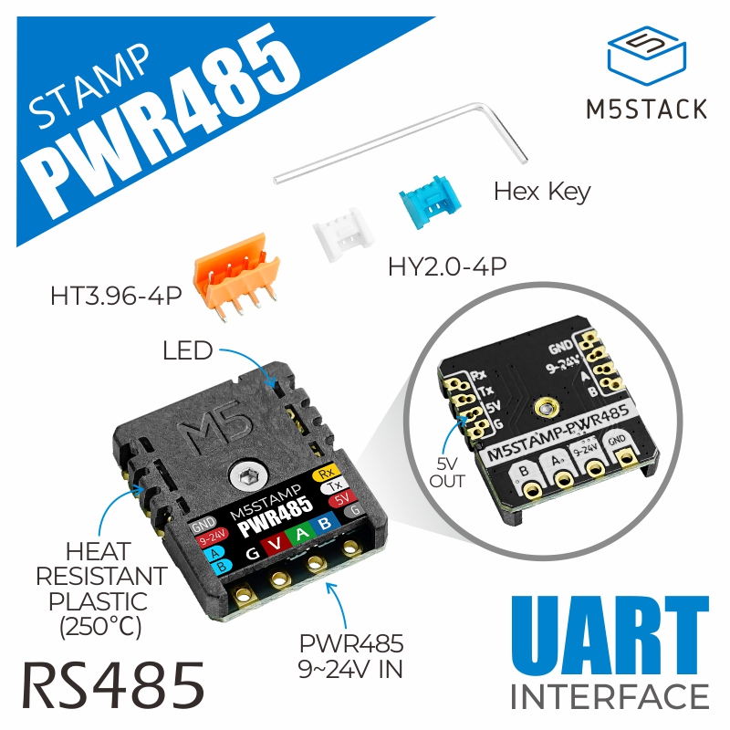 M5Stack公式M5Stamp RS485モジュール - M5Stack のレビューと価格