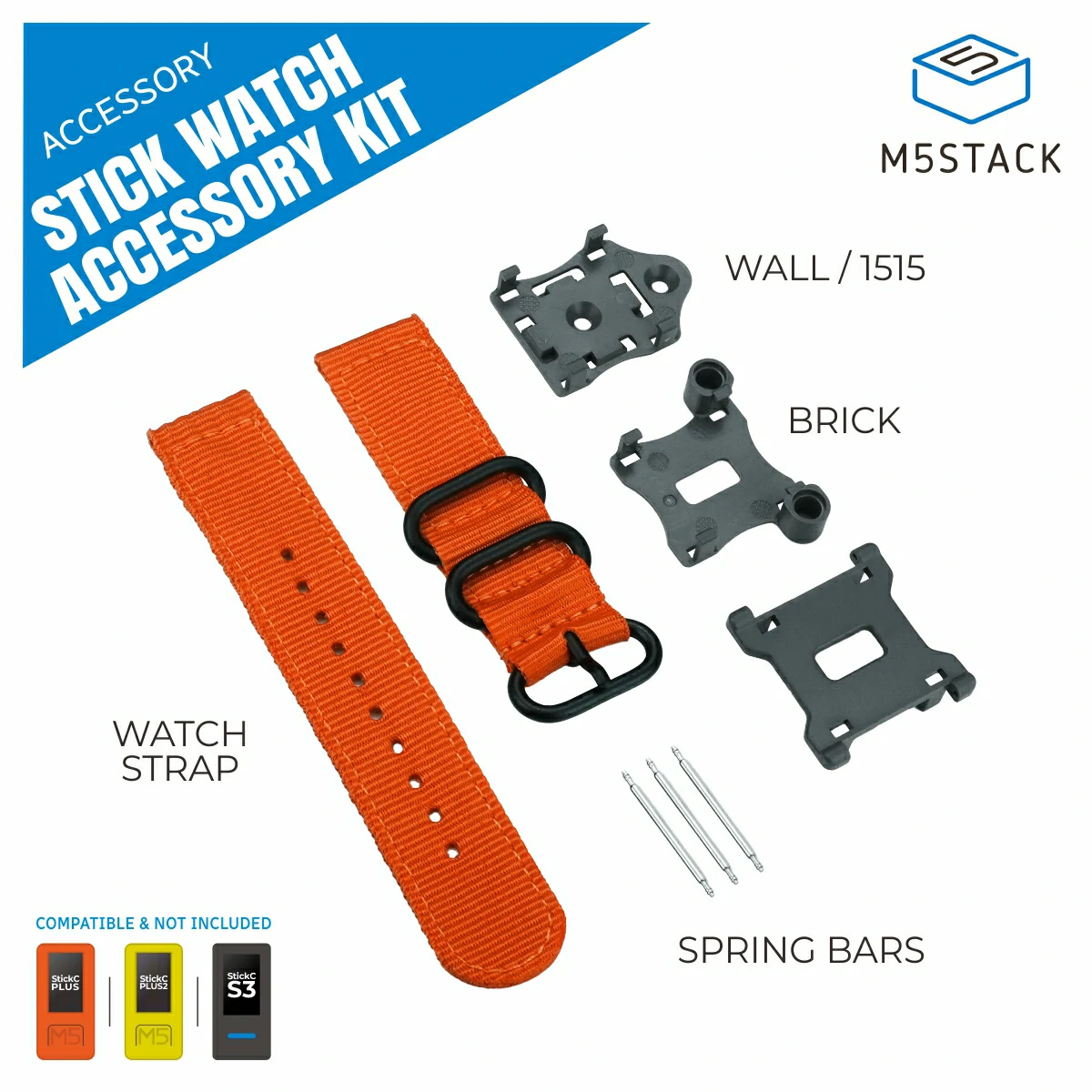 M5Stack ウォッチストラップアクセサリーキットバンドル - Ttgo T Watch のレビューと価格