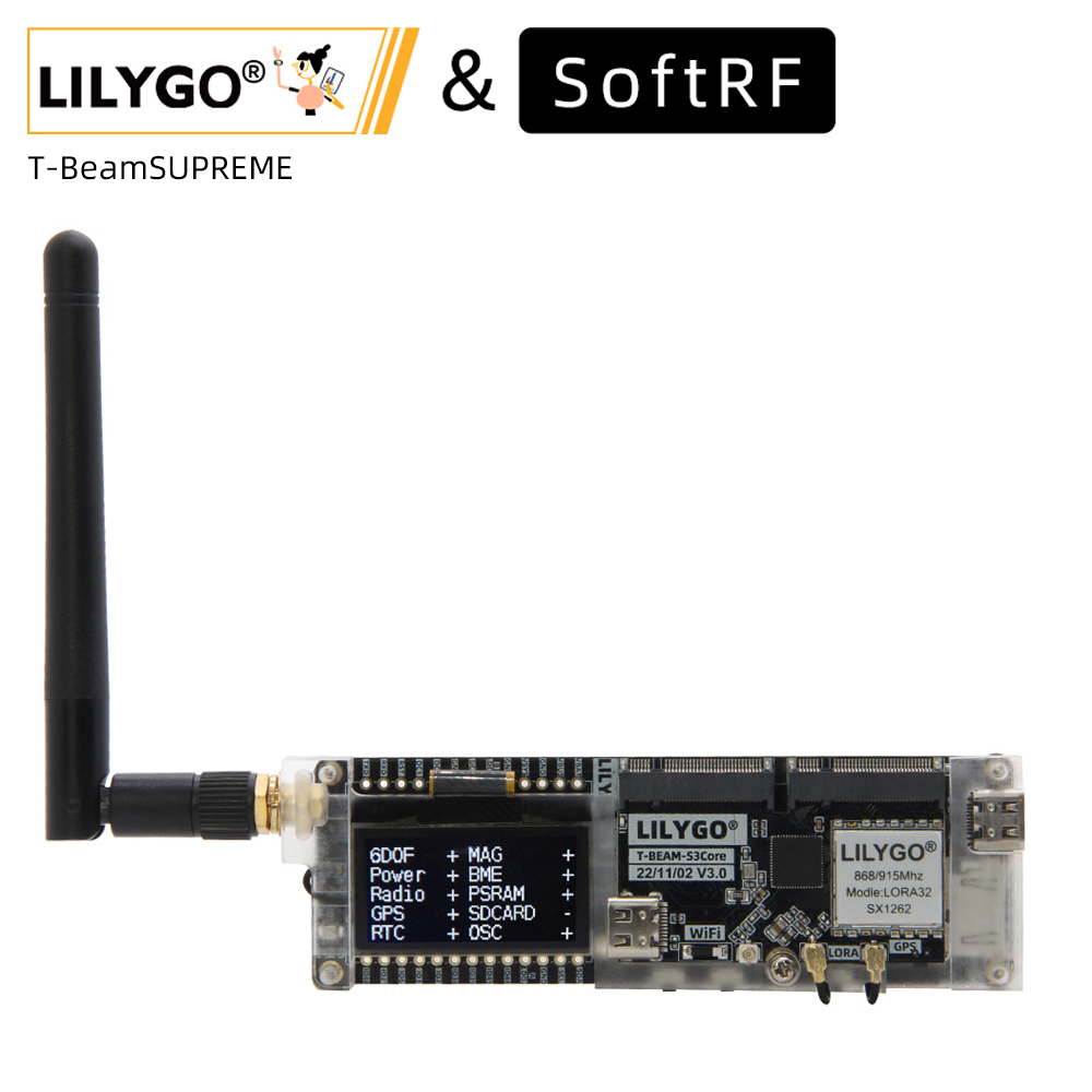 LILYGO® SoftRF T-Beam SUPREME  - Lolin S3 のレビューと価格
