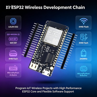 Wemos LOLIN D32 V1.0.0 ESP32ボー - Lolin D32 のレビューと価格